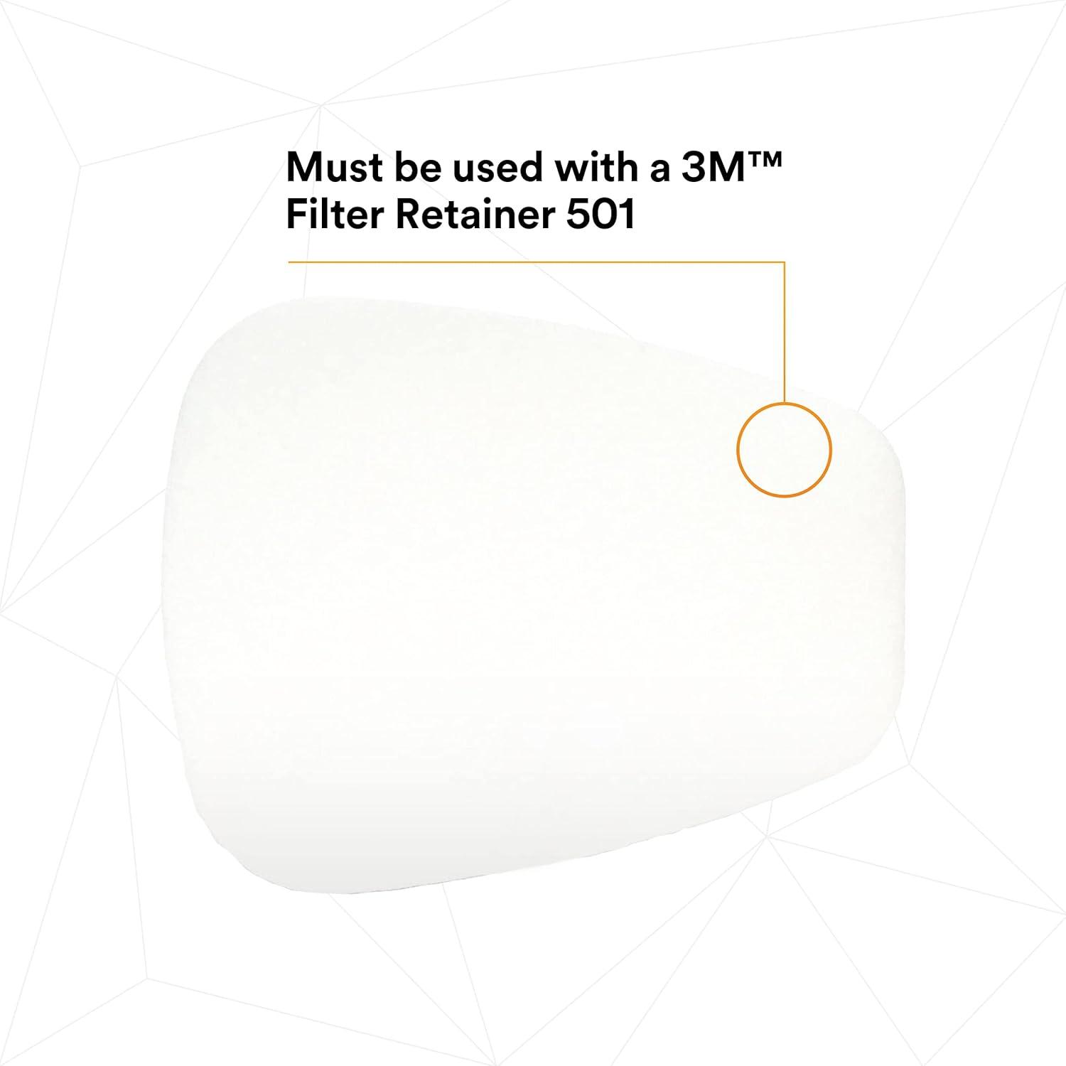 image3M Respirator Filter Replacement 5P71 5 Pairs P95 Must Be Used with 3M 5000 Respirators or 3M Cartridges 6000 SeriesFilter Replacement