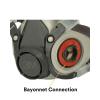 image3M Half Facepiece Reusable Respirator 6200 NIOSH FourPoint Harness Comfortable Fit Dual Airline Supplied Air Compatible Bayonet Connections Painting Sanding Cleaning MediumMedium