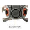 image3M Half Facepiece Reusable Respirator 6200 NIOSH FourPoint Harness Comfortable Fit Dual Airline Supplied Air Compatible Bayonet Connections Painting Sanding Cleaning MediumMedium