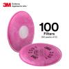 image3M P100 Respirator Filter 2091 50 Pairs Helps Protect Against Oil and NonOil Based Particulates Lead Asbestos Arsenic MDA