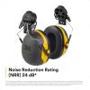 image3M PELTOR Hearing Protection Earmuffs X2 Series Noise Protection NRR 24 dB Construction Manufacturing MaintenanceCap Style Hard Hat Attached