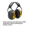 image3M PELTOR Hearing Protection Earmuffs X2 Series Noise Protection NRR 24 dB Construction Manufacturing MaintenanceOver the Head