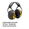 image3M PELTOR Hearing Protection Earmuffs X2 Series Noise Protection NRR 24 dB Construction Manufacturing MaintenanceOver the Head