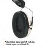 image3M PELTOR Hearing Protection Optime 95 Earmuffs Adjustable Earcups EARfit Compatible Stainless SteelCapmount