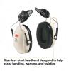 image3M PELTOR Hearing Protection Optime 95 Earmuffs Adjustable Earcups EARfit Compatible Stainless SteelCapmount