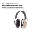 image3M PELTOR Hearing Protection Optime 95 Earmuffs Adjustable Earcups EARfit Compatible Stainless SteelOver the Head  Folding