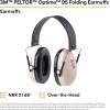 image3M PELTOR Hearing Protection Optime 95 Earmuffs Adjustable Earcups EARfit Compatible Stainless SteelOver the Head  Folding