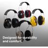 image3M PELTOR Hearing Protection Optime 95 Earmuffs Adjustable Earcups EARfit Compatible Stainless SteelOver the Head