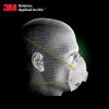 image3M Particulate Respirator 8210V with Cool Flow Valve Pack of 80 NIOSH APPROVED Disposable Smoke Grinding Sanding Sawing Sweeping Woodworking Dust