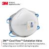 image3M Particulate Respirator 8577 P95 NIOSH APPROVED with Nuisance Level Organic Vapor Relief Pack of 10