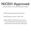 image3M Particulate Respirator 8577 P95 NIOSH APPROVED with Nuisance Level Organic Vapor Relief Pack of 10
