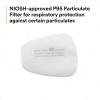 image3M Respirator Filter Replacement 5P71 5 Pairs P95 Must Be Used with 3M 5000 Respirators or 3M Cartridges 6000 SeriesFilter Replacement