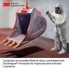 image3M Secure Click Full Face Reusable Respirator with Large Lens Speaking Diaphragm and Push Button Seal Check FF802 Painting Sanding Chemical Cleanup Sawing MediumBlack