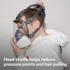 image3M Ultimate FX Full Facepiece Reusable Respirator FF402 NIOSH ANSI SixStrap Harness for a Secure Comfortable Fit Cool Flow Valve Passive Speaking Diaphragm MediumSmall