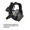 image3M Ultimate FX Full Facepiece Reusable Respirator FF402 NIOSH ANSI SixStrap Harness for a Secure Comfortable Fit Cool Flow Valve Passive Speaking Diaphragm MediumSmall