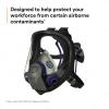 image3M Ultimate FX Full Facepiece Reusable Respirator FF402 NIOSH ANSI SixStrap Harness for a Secure Comfortable Fit Cool Flow Valve Passive Speaking Diaphragm MediumSmall