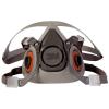 image3M Half Facepiece Reusable Respirator 6200 NIOSH FourPoint Harness Comfortable Fit Dual Airline Supplied Air Compatible Bayonet Connections Painting Sanding Cleaning MediumLarge