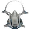 image3M Rugged Comfort Quick Latch Half Facepiece Reusable Respirator 6503QL NIOSH Cool Flow Exhalation Valve Bayonet Connection Silicone Face Seal for Gases Vapors Dust Maintenance ConstructionLSmall