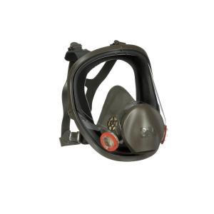 image3M Full Facepiece Reusable Respirator 6800 NIOSH Large Lens ANSI High Impact Eye Protection Silicone Face Seal FourPoint Harness Comfortable Fit Painting Dust Chemicals MediumLarge