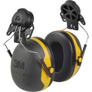 image3M PELTOR Hearing Protection Earmuffs X2 Series Noise Protection NRR 24 dB Construction Manufacturing MaintenanceCap Style Hard Hat Attached