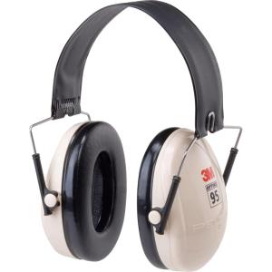 image3M PELTOR Hearing Protection Optime 95 Earmuffs Adjustable Earcups EARfit Compatible Stainless SteelOver the Head  Folding