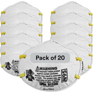 image3M Particulate Respirator Lightweight with Cushioning Nose FoamSmaller Size Pack of 20