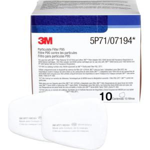image3M Respirator Filter Replacement 5P71 5 Pairs P95 Must Be Used with 3M 5000 Respirators or 3M Cartridges 6000 SeriesFilter Replacement