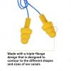 image3M EAR UltraFit Corded Ear Plugs 3404004 100Pair Yellow Poly Bag 3404004