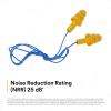 image3M EAR UltraFit Corded Ear Plugs 3404004 100Pair Yellow Poly Bag 3404004
