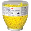 image3M Ear Plugs EARsoft Yellow Neons 3911004 Bottle of 500 Pair of Disposable Earplugs Regular Size Uncorded 33 NRR Tapered Cylinder Shape Slow Recovery FoamUncorded  Bottle
