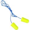 image3M Ear Plugs EARsoft Yellow Neons 3911004 Bottle of 500 Pair of Disposable Earplugs Regular Size Uncorded 33 NRR Tapered Cylinder Shape Slow Recovery FoamCorded