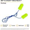 image3M Ear Plugs EARsoft Yellow Neons 3911004 Bottle of 500 Pair of Disposable Earplugs Regular Size Uncorded 33 NRR Tapered Cylinder Shape Slow Recovery FoamCorded  Poly Bag