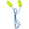 image3M Ear Plugs EARsoft Yellow Neons 3911004 Bottle of 500 Pair of Disposable Earplugs Regular Size Uncorded 33 NRR Tapered Cylinder Shape Slow Recovery FoamCorded
