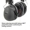 image3M PELTOR Ear Muff Hearing Protection X5 Series Noise Protection NRR 21 dB Construction Manufacturing AutomotiveCap Style Hard Hat Attached