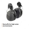 image3M PELTOR Ear Muff Hearing Protection X5 Series Noise Protection NRR 21 dB Construction Manufacturing AutomotiveCap Style Hard Hat Attached