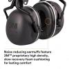 image3M PELTOR Ear Muff Hearing Protection X5 Series Noise Protection NRR 21 dB Construction Manufacturing AutomotiveCap Style Hard Hat Attached Electrically Insulated