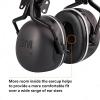 image3M PELTOR Ear Muff Hearing Protection X5 Series Noise Protection NRR 21 dB Construction Manufacturing AutomotiveCap Style Hard Hat Attached Electrically Insulated