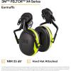 image3M PELTOR Hearing Protection Earmuffs X4 Series Noise Protection Construction Manufacturing Assembly SandingOrange