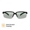 image3M Safety Glasses Solus 2000 Series AntiScratch IR Shade 50 Gray Lens BlackGreen TemplesIr Shade 17 Gray Lens