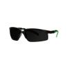 image3M Safety Glasses Solus 2000 Series AntiScratch IR Shade 50 Gray Lens BlackGreen TemplesIr Shade 50 Gray Lens