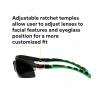image3M Safety Glasses Solus 2000 Series AntiScratch IR Shade 50 Gray Lens BlackGreen TemplesIr Shade 50 Gray Lens
