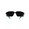 image3M Safety Glasses Solus 2000 Series AntiScratch IR Shade 50 Gray Lens BlackGreen TemplesIr Shade 50 Gray Lens