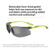 image3M Safety Glasses Solus CCS Series Pack of 1 ANSI Z87 Scotchgard AntiFog Coating Clear Lens Corded Ear Plug Control System Removable Foam Gasket SCCS01SGAFGRNFGray Lens  GreenBlack Frame