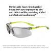 image3M Safety Glasses Solus CCS Series Pack of 1 ANSI Z87 Scotchgard AntiFog Coating Clear Lens Corded Ear Plug Control System Removable Foam Gasket SCCS01SGAFGRNFGray IO Lens  GreenBlack Frame