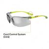 image3M Safety Glasses Solus CCS Series Pack of 1 ANSI Z87 Scotchgard AntiFog Coating Clear Lens Corded Ear Plug Control System Removable Foam Gasket SCCS01SGAFGRNFGray IO Lens  GreenBlack Frame