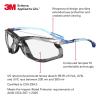 image3M Safety Glasses Virtua CCS ANSI Z87 AntiFog Clear Lens Blue Frame Corded Ear Plug Control System Removable Foam GasketIO Mirror Lens  Blue Frame With Foam Gasket