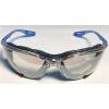 image3M Safety Glasses Virtua CCS ANSI Z87 AntiFog Clear Lens Blue Frame Corded Ear Plug Control System Removable Foam GasketIO Mirror Lens  Blue Frame With Foam Gasket