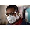 image3M Safety Glasses with Readers Nuvo Protective Eyewear 15 ANSI Z87 Clear Lens Retro Gray Frame Soft Nose Bridge Side ShieldsClear Lens 20  Gray Frame