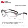 image3M Safety Glasses with Readers Nuvo Protective Eyewear 15 ANSI Z87 Clear Lens Retro Gray Frame Soft Nose Bridge Side ShieldsClear Lens 20  Gray Frame