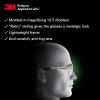 image3M Safety Glasses with Readers Nuvo Protective Eyewear 15 ANSI Z87 Clear Lens Retro Gray Frame Soft Nose Bridge Side ShieldsClear Lens 25  Gray Frame